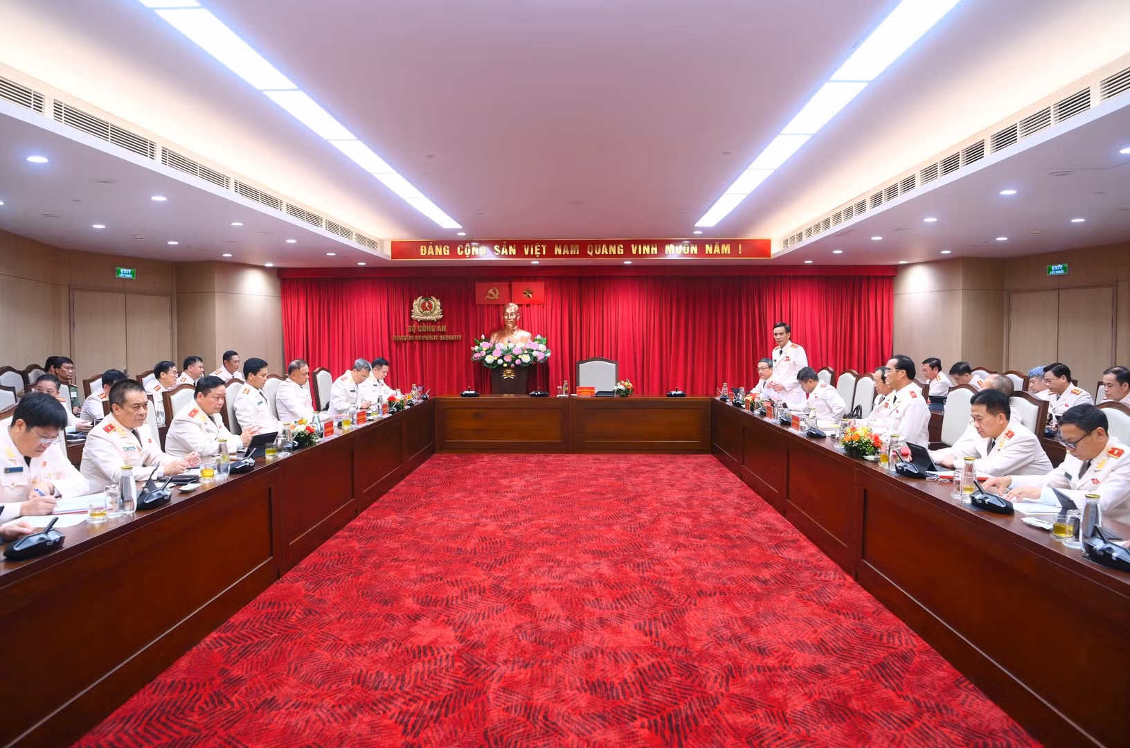 Tâm huyết, trách nhiệm Phiên thảo luận tổ tại Đại hội đại biểu Đảng bộ Công an Trung ương lần thứ VIII -0