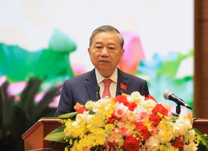 Tổng Bí thư và Chủ tịch nước dự Phiên bế mạc Đại hội Đảng bộ Quân đội lần thứ XII -0