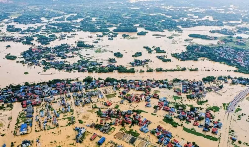 Lũ ở Thái Nguyên vượt mức lịch sử hơn 1m
