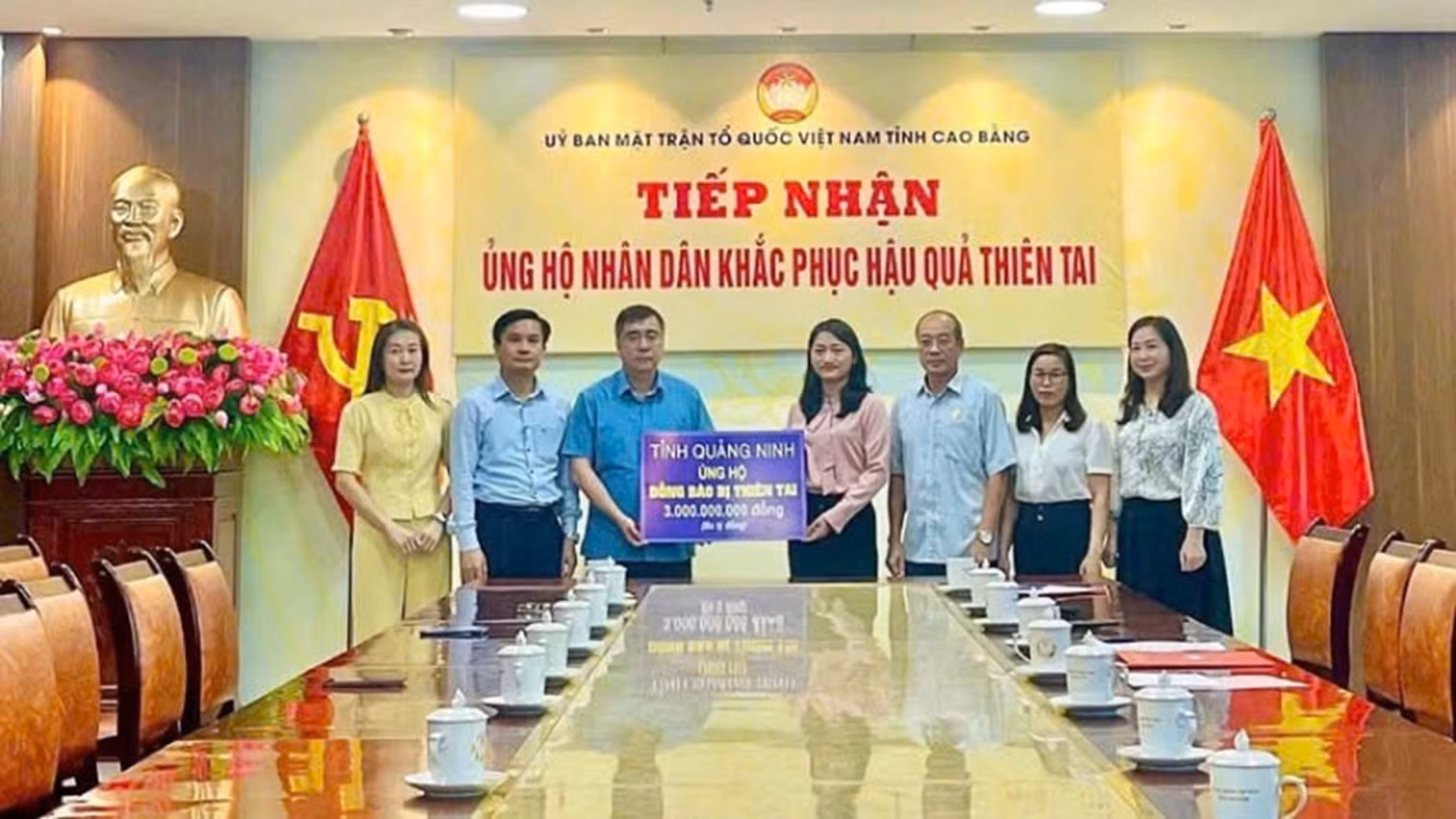 Quảng Ninh hỗ trợ vùng thiên tai phía Bắc 15 tỷ đồng -0