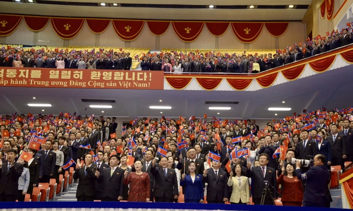 Lễ đón Tổng Bí thư Tô Lâm thăm cấp Nhà nước Cộng hòa Dân chủ Nhân dân Triều Tiên -1