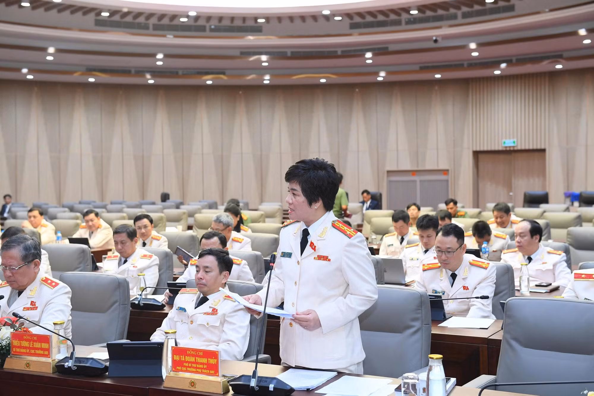 Tâm huyết, trách nhiệm Phiên thảo luận Tổ Đại hội đại biểu Đảng bộ Công an Trung ương lần thứ VIII -0