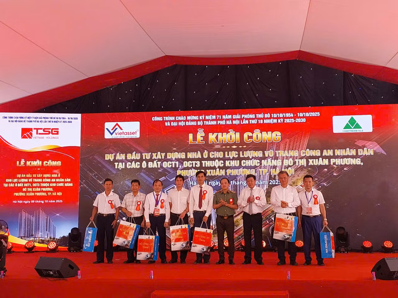 Khởi công dự án đầu tư xây dựng nhà ở cho lực lượng vũ trang CAND tại KĐT Xuân Phương -0