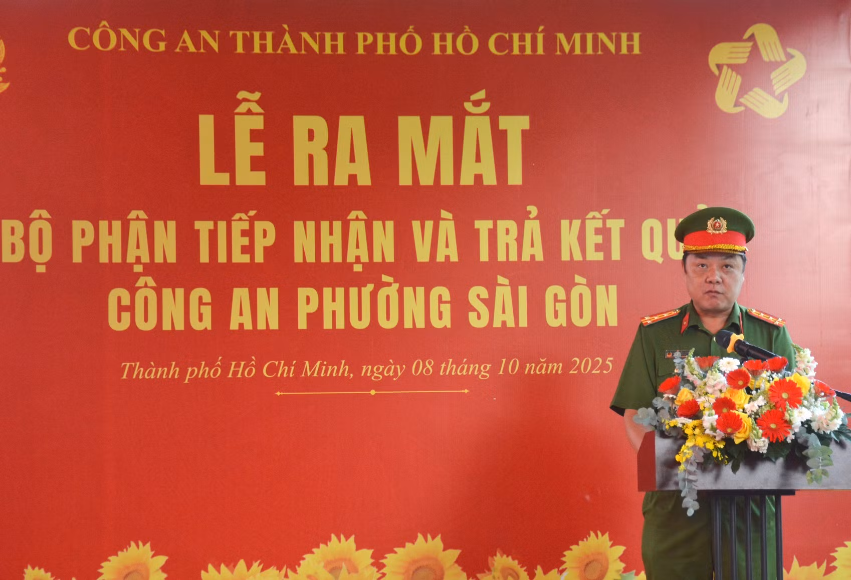  TP Hồ Chí Minh: Công an cấp xã đồng loạt ra mắt Bộ phận Một cửa -0