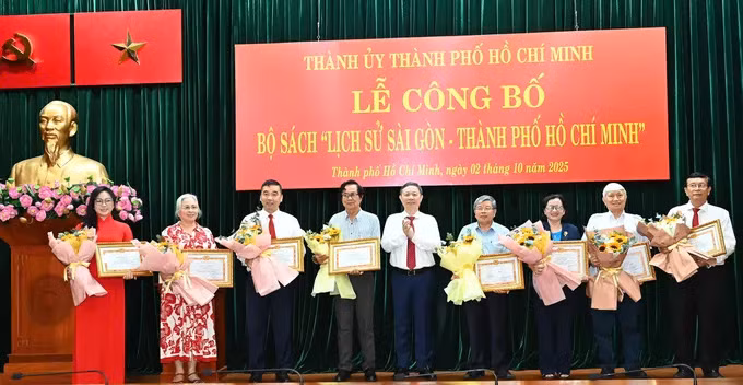 Lần đầu tiên, TP Hồ Chí Minh có bộ thông sử về tiến trình lịch sử hình thành và phát triển -0