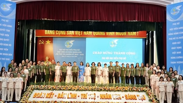 Hội phụ nữ Học viện ANND tiếp tục là điểm sáng tiêu biểu trong phong trào phụ nữ CAND