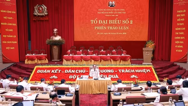 Tâm huyết, trách nhiệm Phiên thảo luận tổ tại Đại hội đại biểu Đảng bộ Công an Trung ương lần thứ VIII
