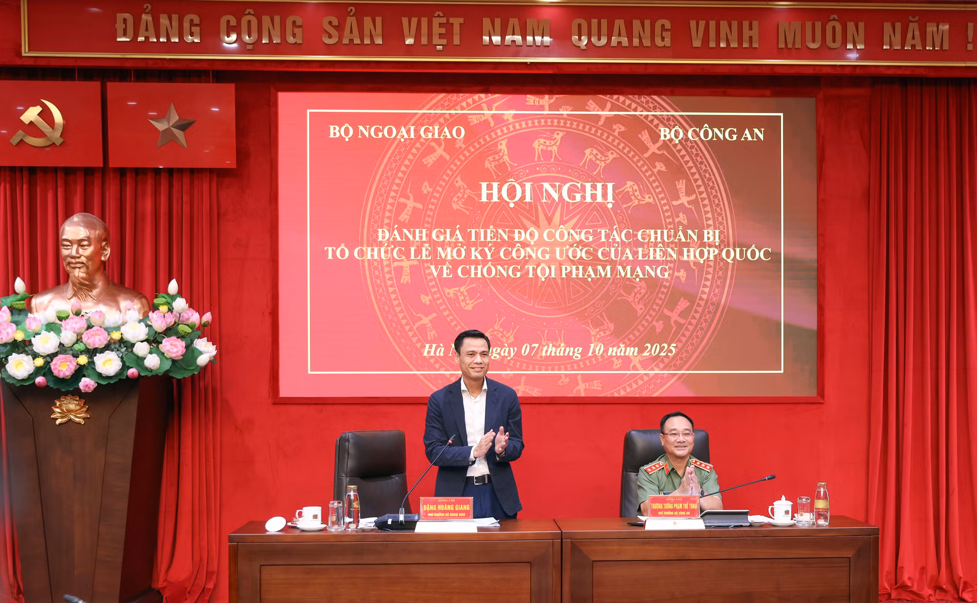 Chuẩn bị chu đáo, bảo đảm an ninh tuyệt đối cho Lễ mở ký Công ước Hà Nội -0