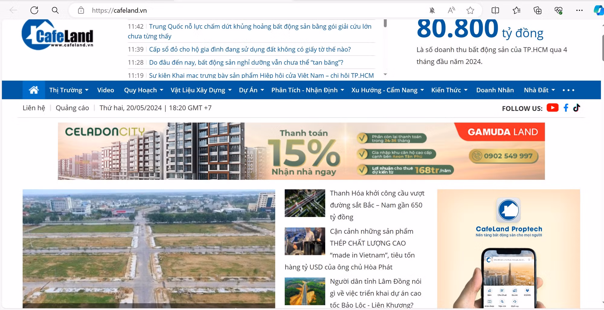Xử phạt nặng Trang thông tin điện tử tổng hợp https://cafeland.vn vì hoạt động 