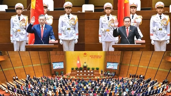 Lãnh đạo các nước chúc mừng Chủ tịch nước Tô Lâm và Chủ tịch Quốc hội Trần Thanh Mẫn