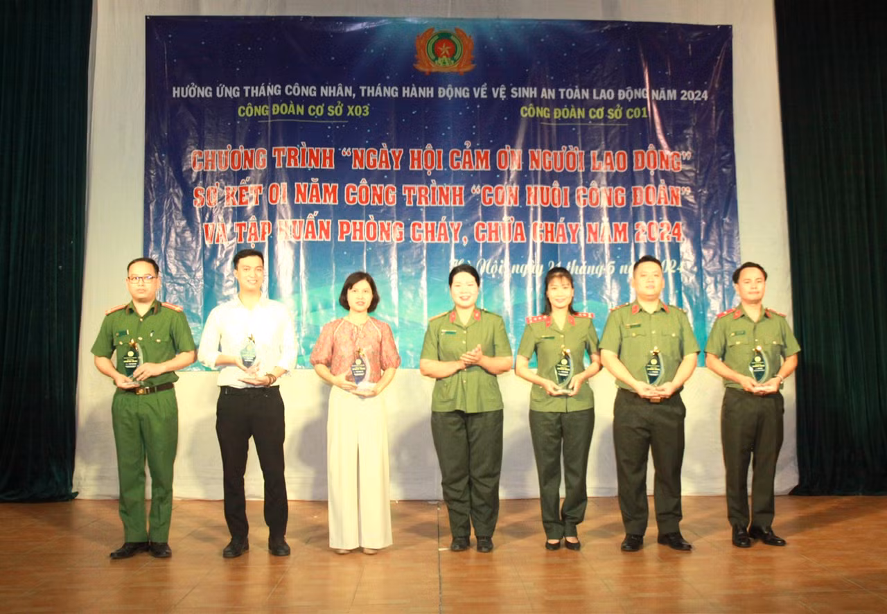 Công đoàn của Cục Công tác Đảng và công tác chính trị và Văn phòng Cơ quan CSĐT Bộ Công an với nhiều kết quả nổi bật -0