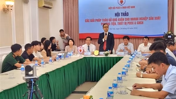 Tháo gỡ khó khăn cho doanh nghiệp sản xuất phương tiện, thiết bị PCCC và CNCH