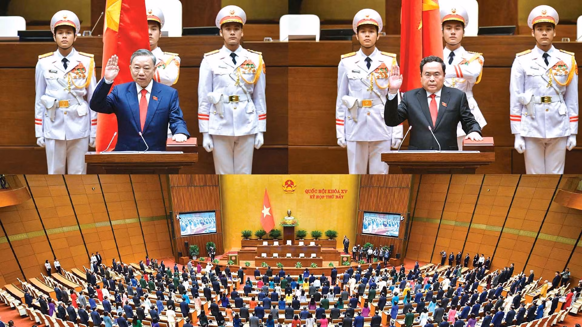 Lãnh đạo các nước chúc mừng Chủ tịch nước Tô Lâm và Chủ tịch Quốc hội Trần Thanh Mẫn -0