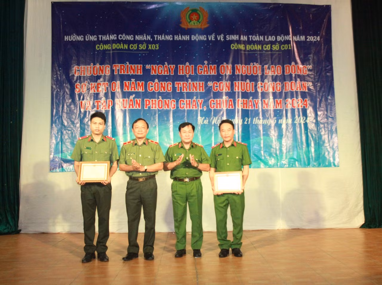 Công đoàn của Cục Công tác Đảng và công tác chính trị và Văn phòng Cơ quan CSĐT Bộ Công an với nhiều kết quả nổi bật -0
