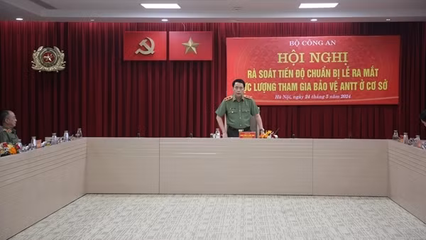 Chuẩn bị tốt các điều kiện cho Lễ ra mắt lực lượng tham gia bảo vệ ANTT ở cơ sở