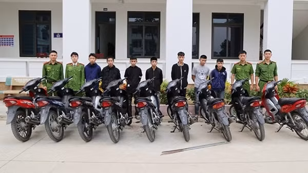 Nhóm thanh thiếu niên gây 16 vụ trộm xe máy liên tỉnh