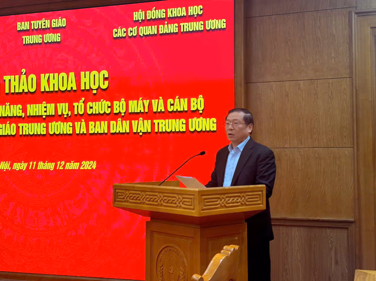 Hội thảo khoa học về sáp nhập Ban Tuyên giáo Trung ương và Ban Dân vận Trung ương -0