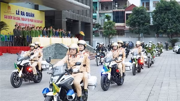 Công an các địa phương ra quân cao điểm tấn công trấn áp tội phạm, bảo đảm ANTT