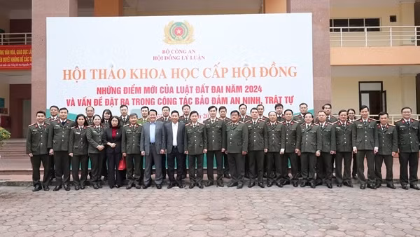 Xây dựng chiến lược về bảo đảm ANTT khi Luật Đất đai năm 2024 có hiệu lực thi hành