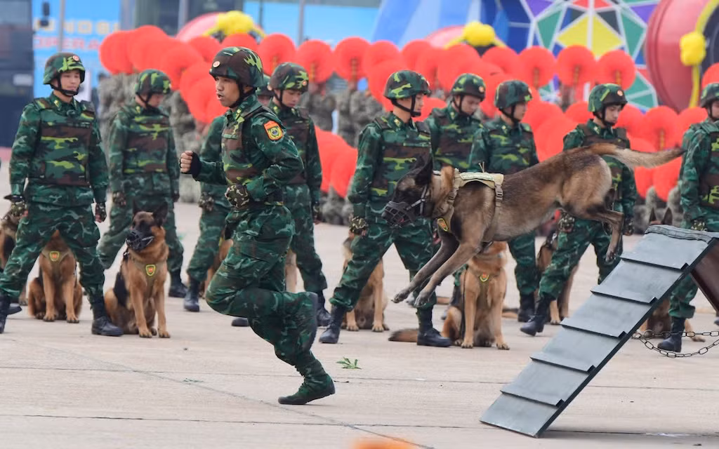 Tổng duyệt Lễ khai mạc triển lãm Quốc phòng Quốc tế 2024 -1