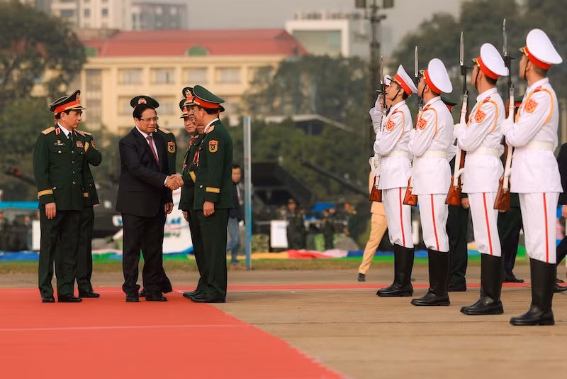 Thủ tướng Phạm Minh Chính dự lễ khai mạc Triển lãm Quốc phòng quốc tế Việt Nam 2024 -1