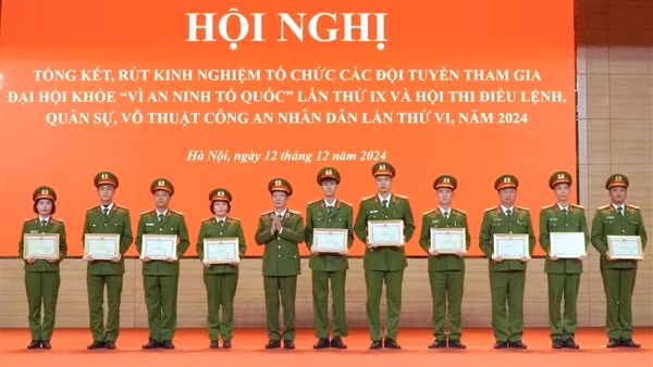Bộ Tư lệnh Cảnh sát cơ động đạt thành tích cao tại các hội thi