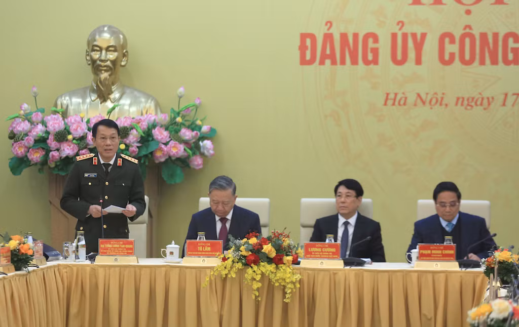 Tổng Bí thư Tô Lâm dự, chỉ đạo Hội nghị Đảng uỷ Công an Trung ương -0