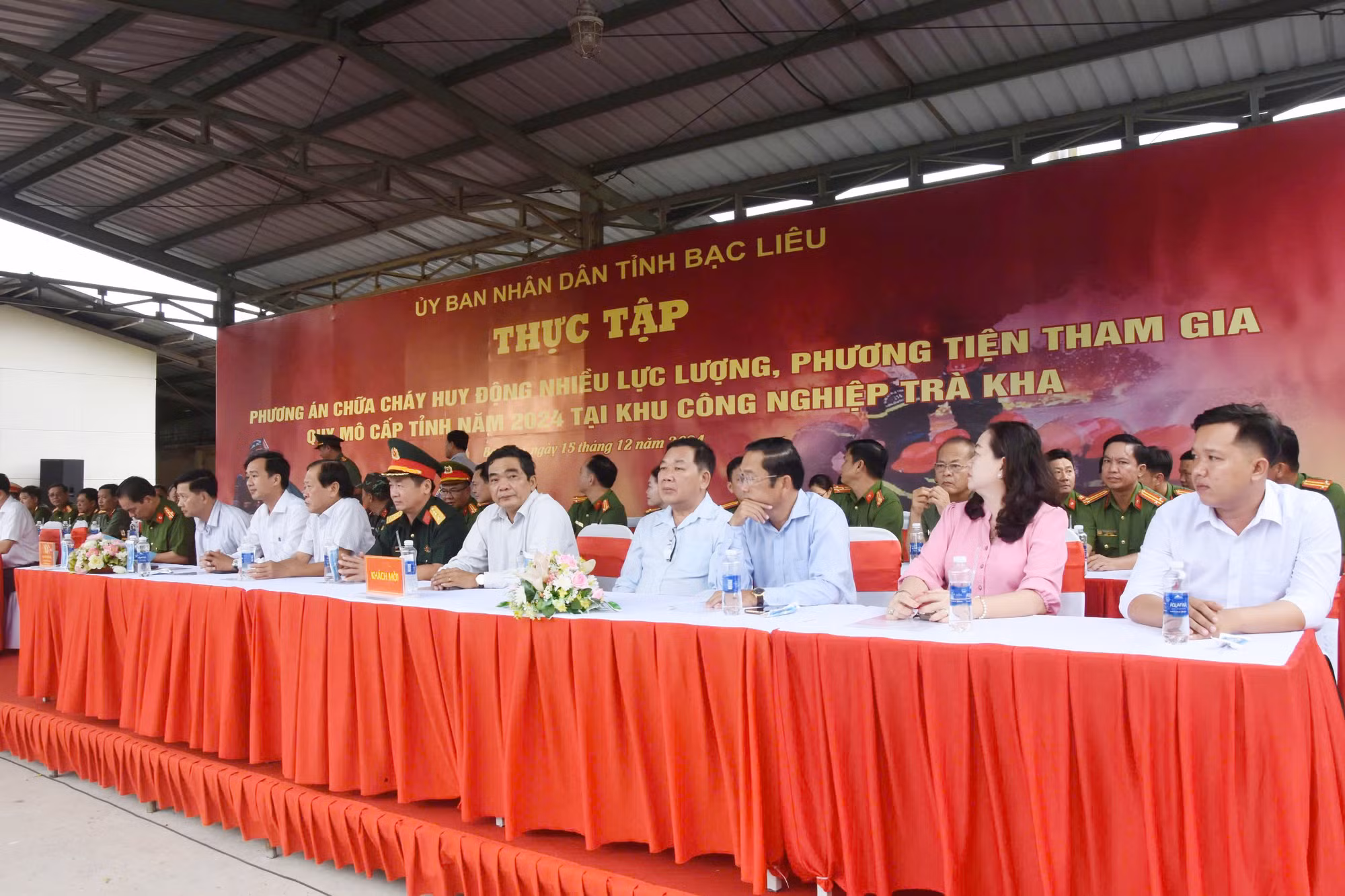 Bạc Liêu diễn tập chữa cháy, cứu nạn cứu hộ cấp tỉnh năm 2024 -1