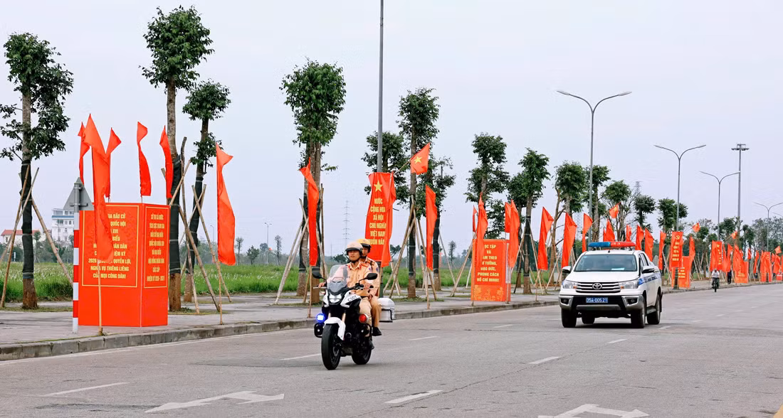 Công an Ninh Bình tăng cường đảm bảo an ninh, an toàn phục vụ bầu cử -0