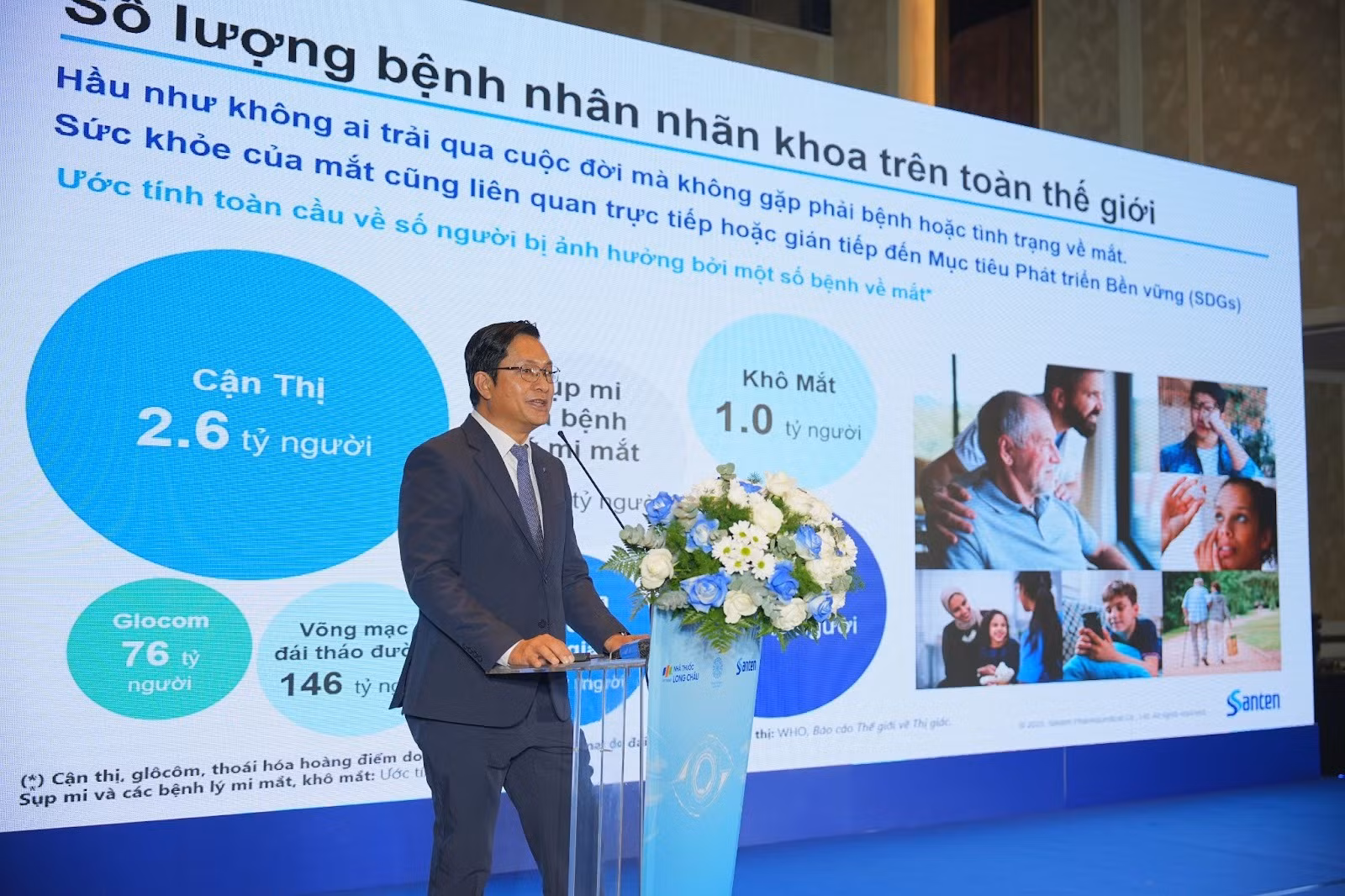 Long Châu đồng hành thương hiệu nhãn khoa Nhật Bản Santen khởi động chương trình tầm soát khô mắt sớm cho cộng đồng -0