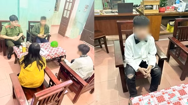 Công an xã Thái Sơn kịp thời hỗ trợ cháu bé đi lạc trở về với gia đình