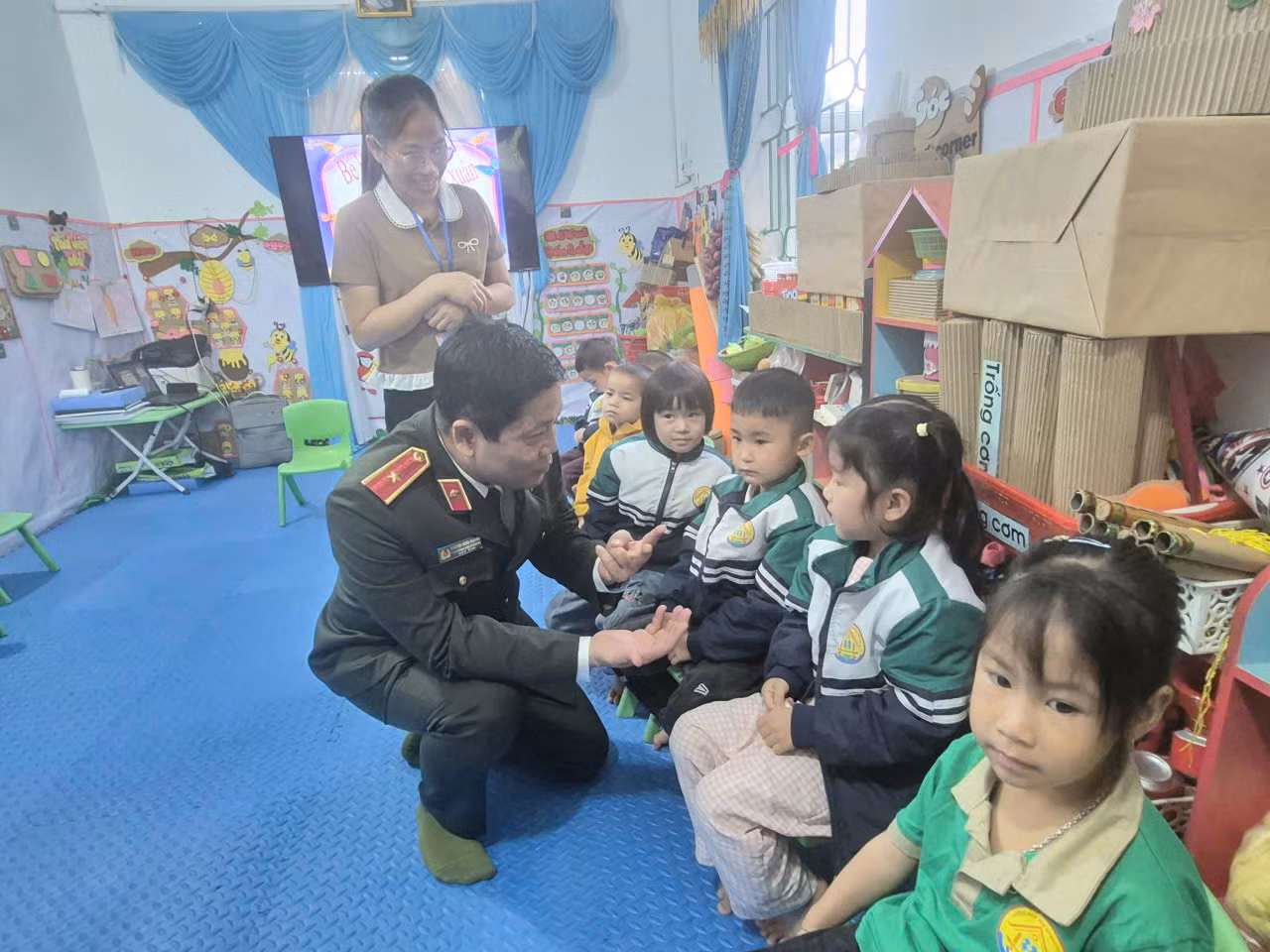 Rà soát triển khai Kế hoạch 22 của Đảng ủy Công an Trung ương và khảo sát xây trường mầm non Hoàng Văn Thụ tại Lạng Sơn -0