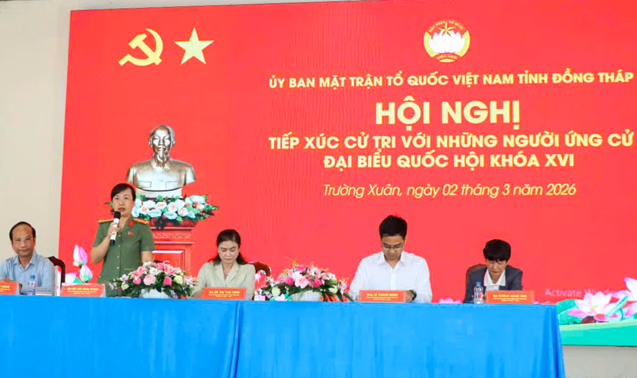 Nữ Phó Giám đốc Công an Đất sen hồng được giới thiệu ứng cử đại biểu Quốc hội khóa XVI -0