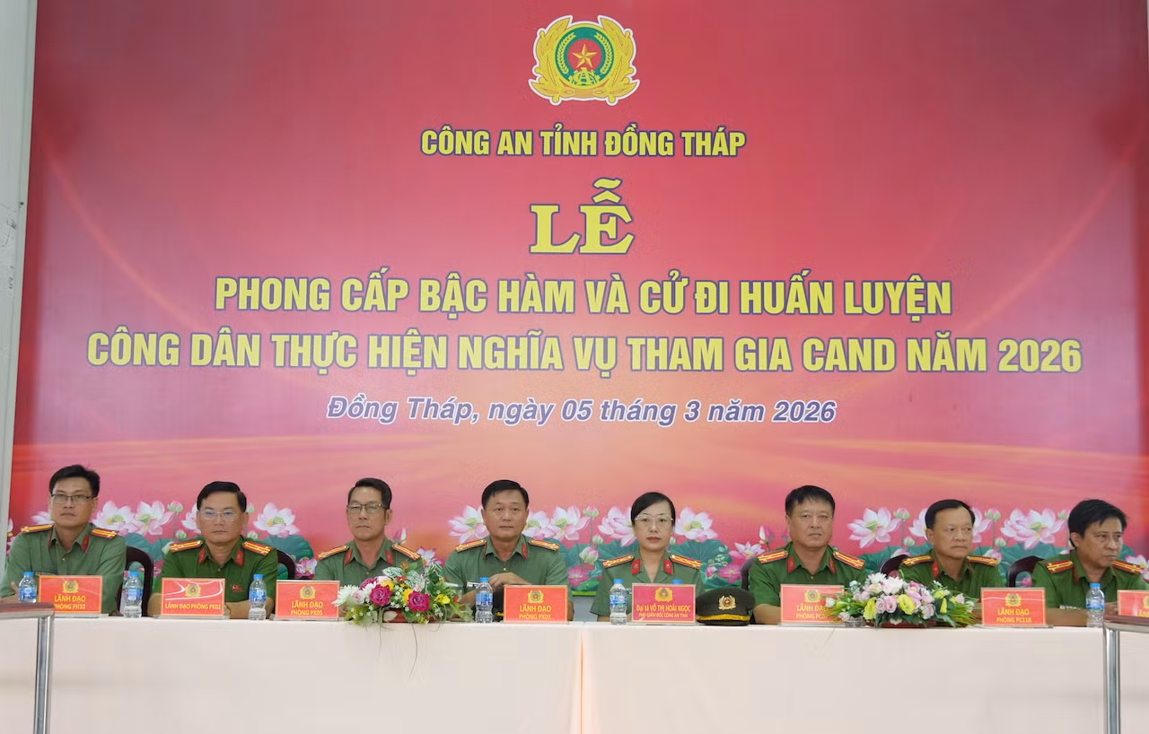 Công an Đồng Tháp hoàn thành 100% chỉ tiêu tuyển quân năm 2026 -0