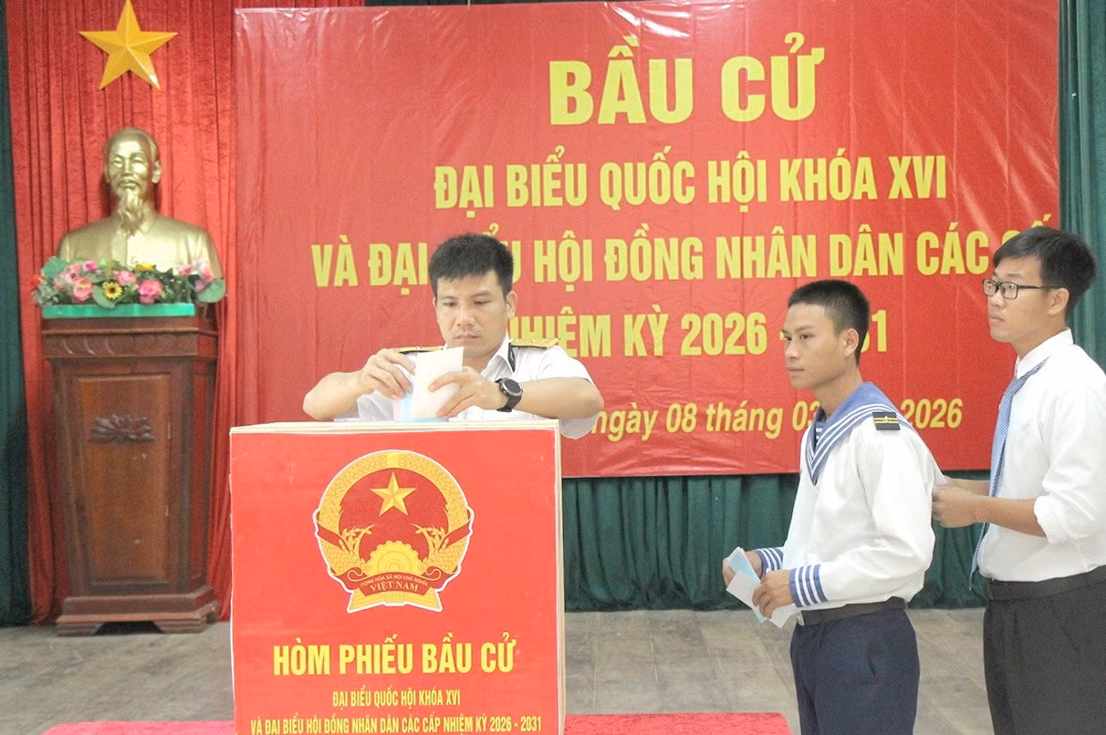 Đặc khu Trường Sa tổ chức bầu cử sớm tại 20 khu vực đảm bảo dân chủ, an toàn -0
