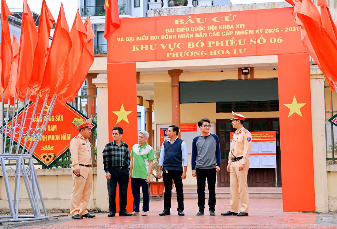 Công an Ninh Bình tăng cường đảm bảo an ninh, an toàn phục vụ bầu cử -0