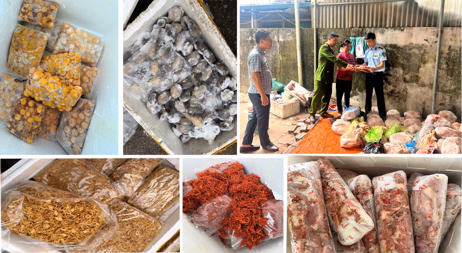 Phát hiện, thu giữ 4 tấn thực phẩm không rõ nguồn gốc -0