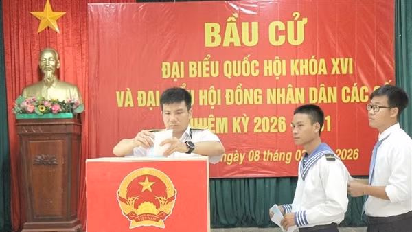 Đặc khu Trường Sa tổ chức bầu cử sớm tại 20 khu vực