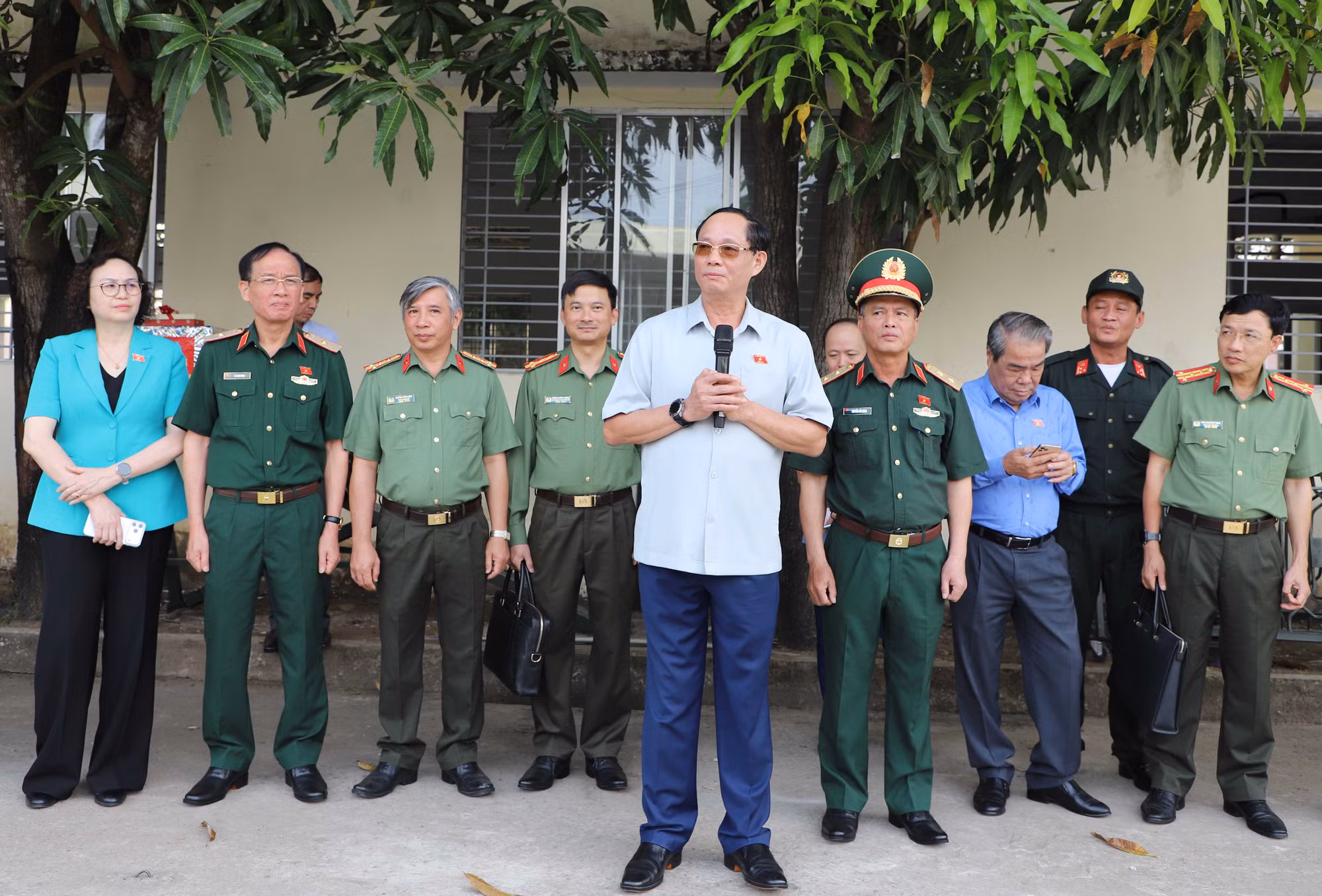 Phó Chủ tịch Quốc hội kiểm tra công tác bảo vệ bầu cử tại Phòng CSCĐ Công an TP Cần Thơ -0