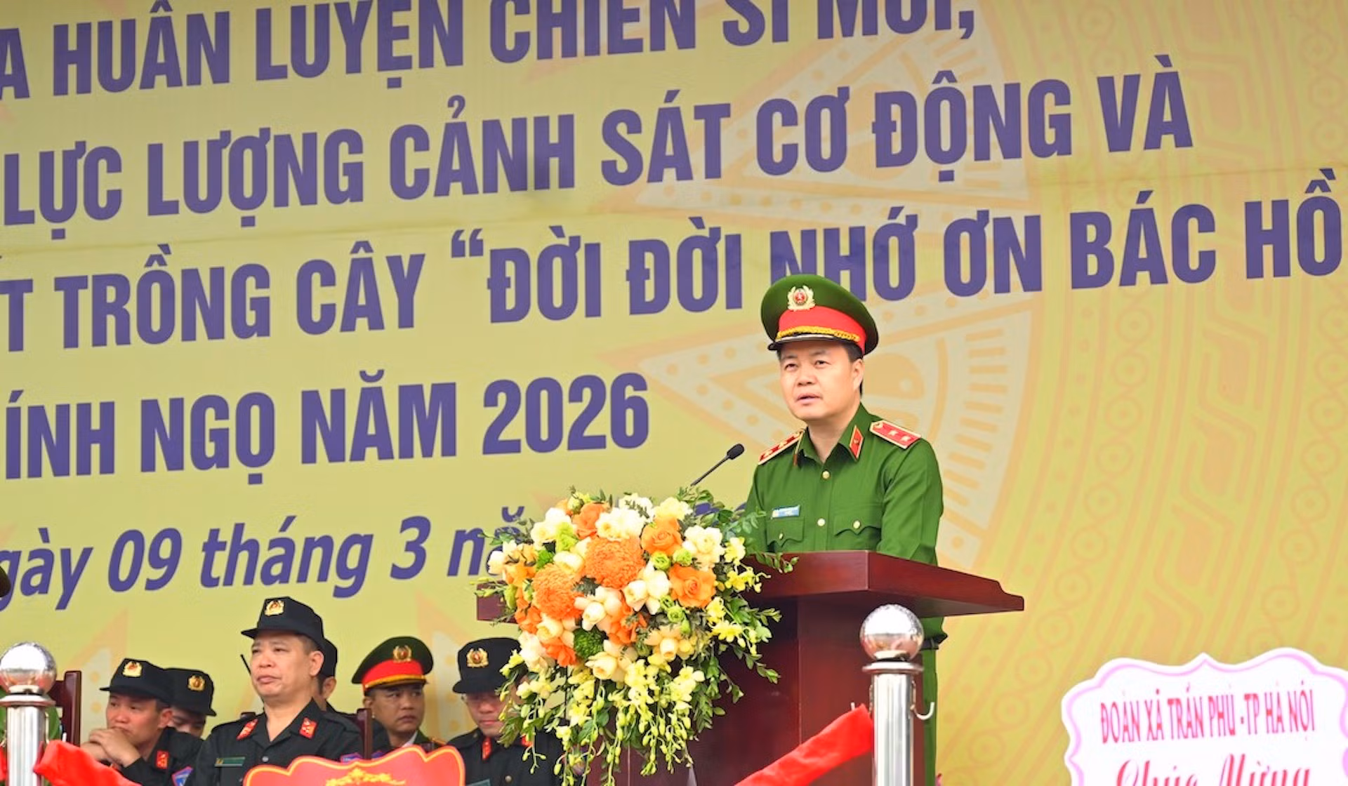 Khai giảng khóa huấn luyện cho gần 17 nghìn chiến sĩ mới tại Bộ Tư lệnh Cảnh sát cơ động -1