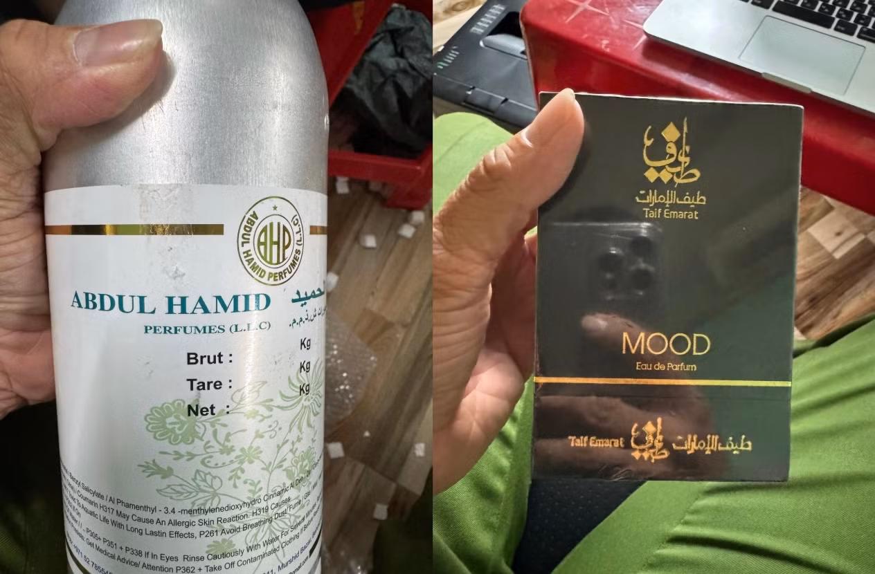 Công an Đồng Nai tìm bị hại trong vụ sản xuất, buôn bán nước hoa giả -0
