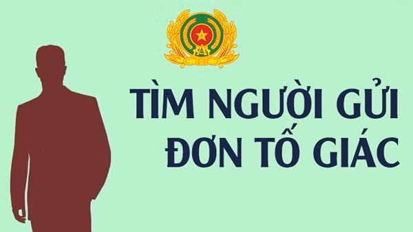 Tìm người gửi đơn tố giác