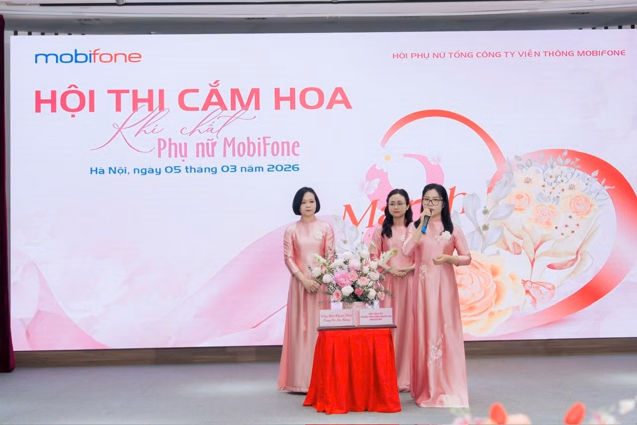Lan tỏa tinh thần đoàn kết và khát vọng cống hiến của phụ nữ Tổng Công ty viễn thông MobiFone -0