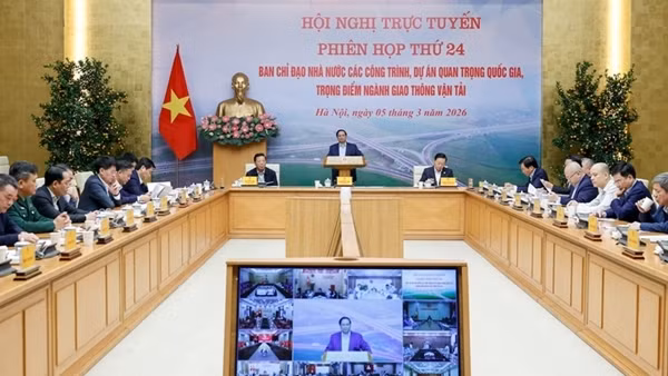 Thủ tướng chủ trì Phiên họp thứ 24 Ban Chỉ đạo công trình giao thông quan trọng