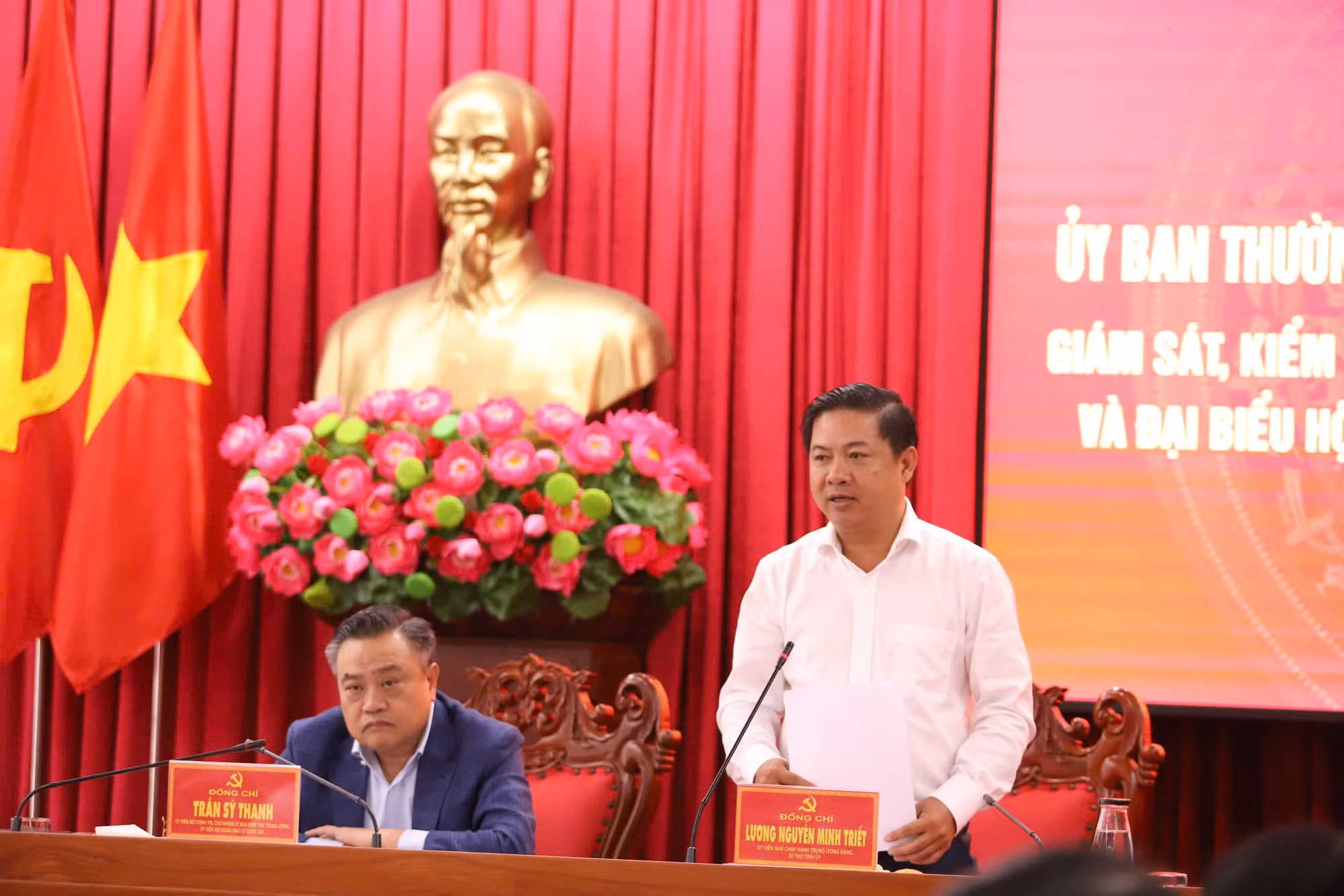 Chủ nhiệm UBKT Trung ương Trần Sỹ Thanh kiểm tra công tác bầu cử tại Đắk Lắk -0