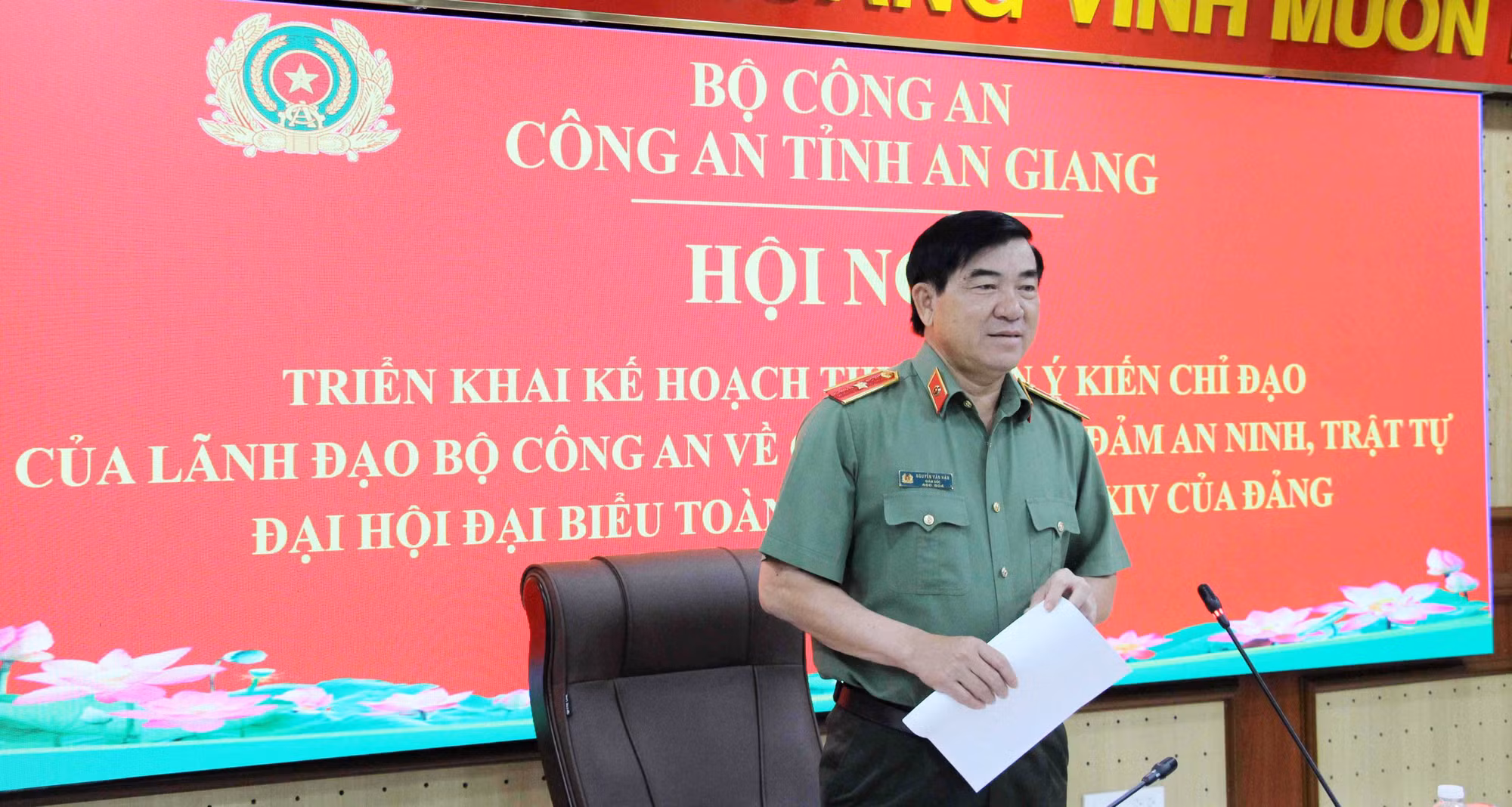 Thiếu tướng Nguyễn Văn Hận được giới thiệu ứng cử Đại biểu Quốc hội khóa XVI -0