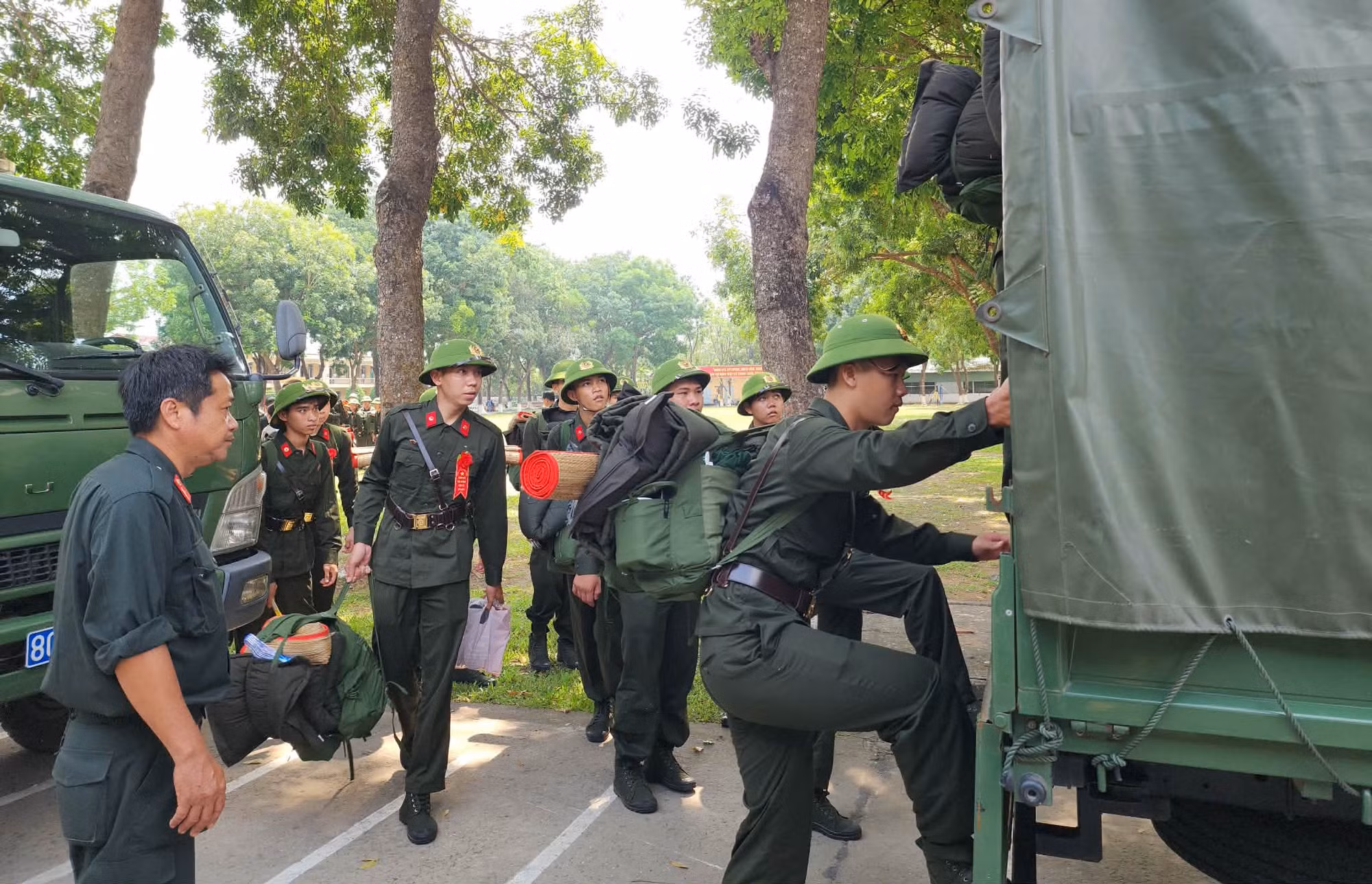 Rộn ràng ngày hội giao, nhận quân ở miền Tây Nam Bộ -0