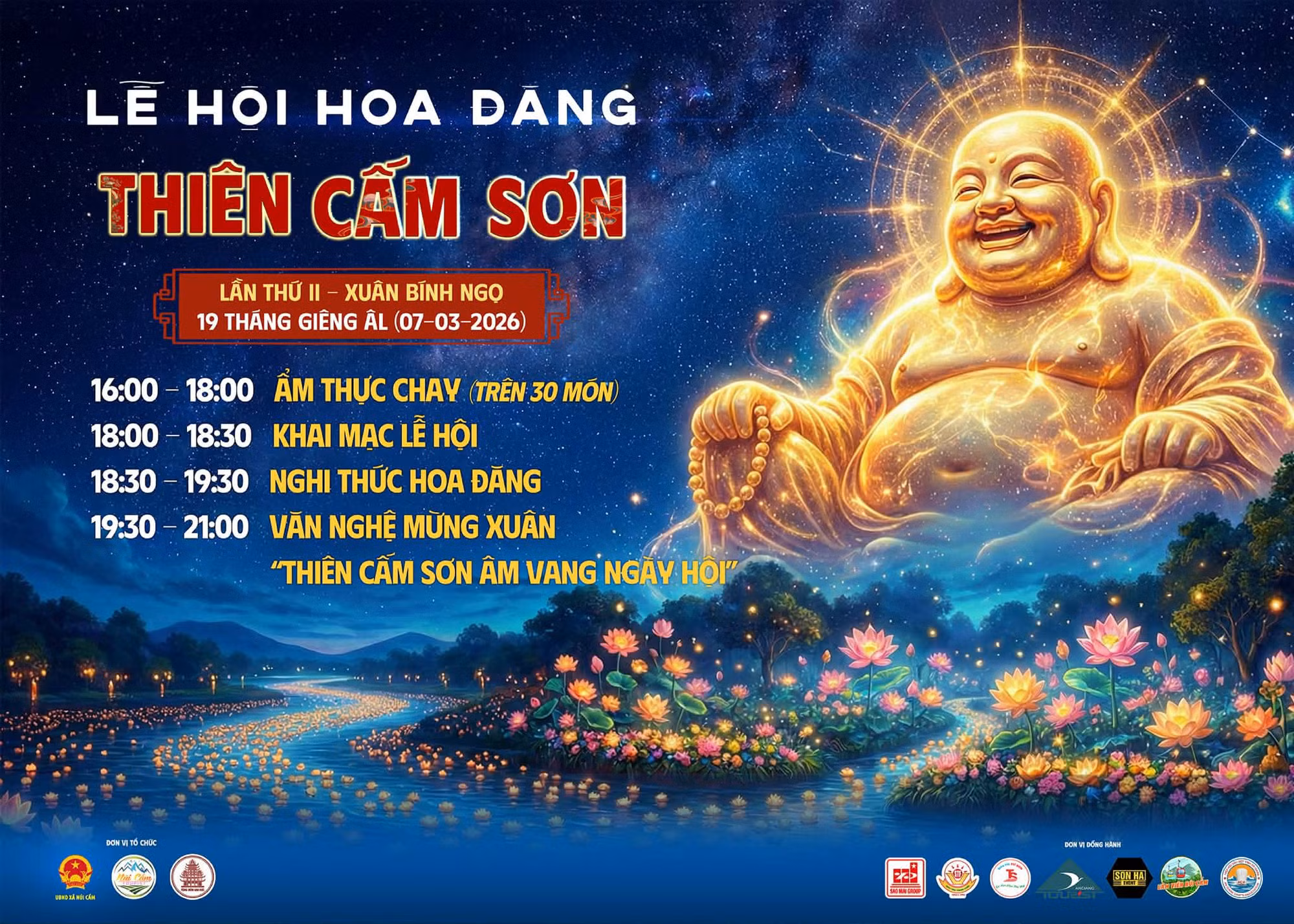 Huyền ảo đêm hoa đăng trên non cao Bảy Núi -0