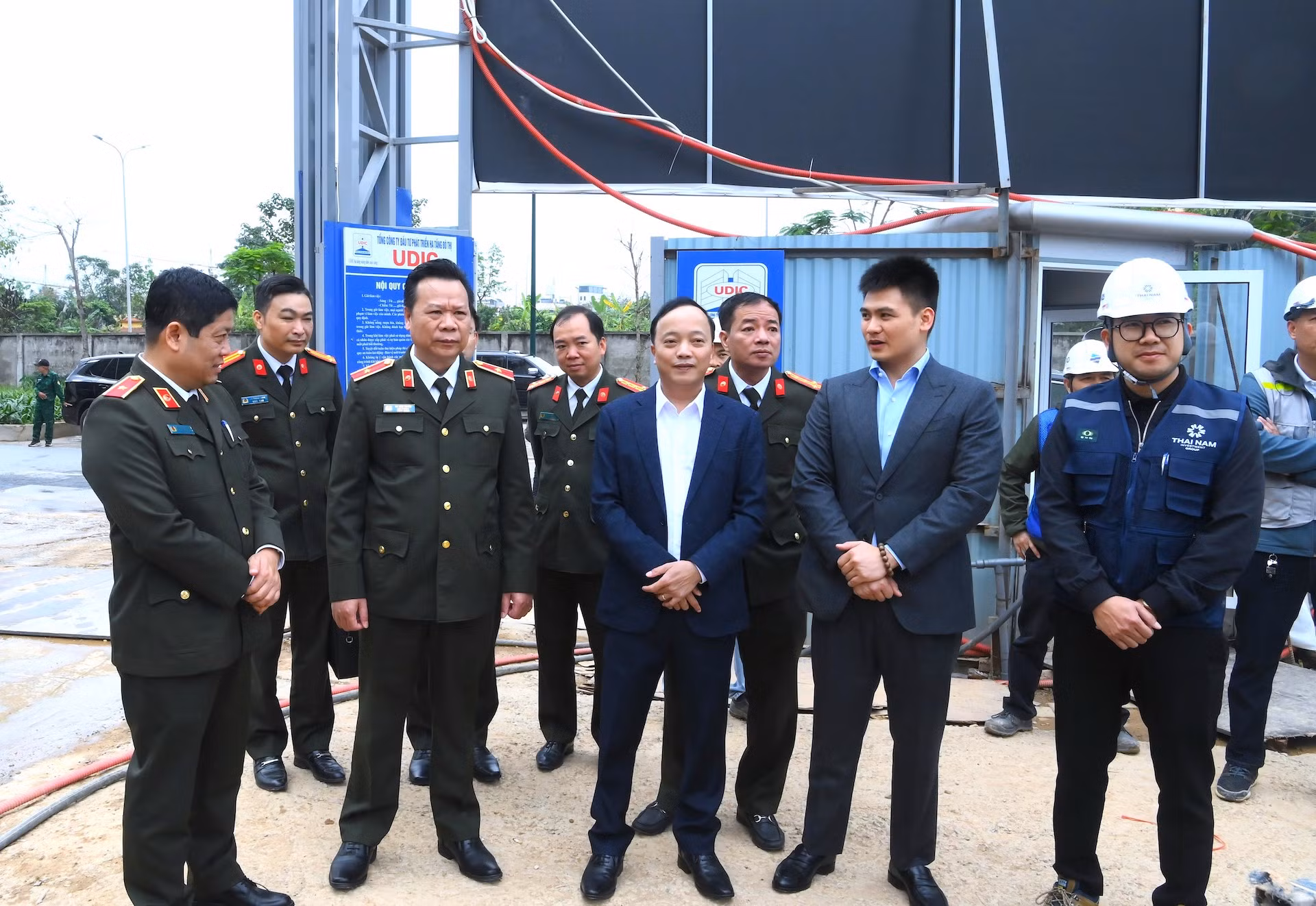 Thứ trưởng Đặng Hồng Đức kiểm tra tiến độ triển khai các dự án xây dựng nhà ở cho lực lượng vũ trang Công an nhân dân -0