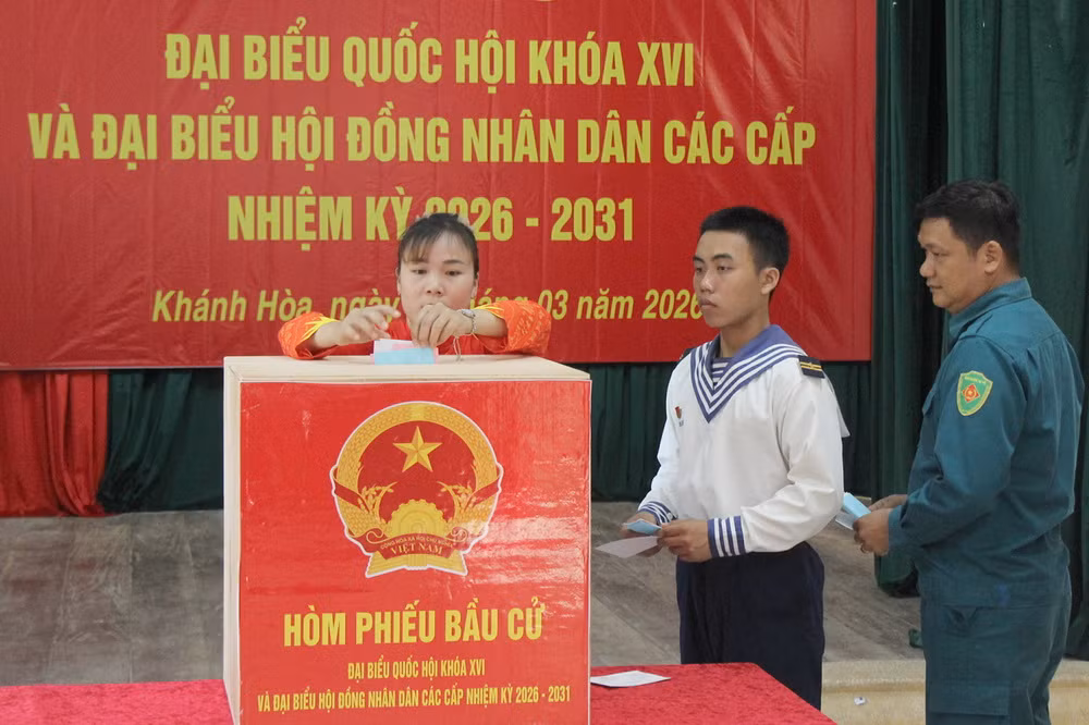 Đặc khu Trường Sa tổ chức bầu cử sớm tại 20 khu vực đảm bảo dân chủ, an toàn -0